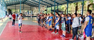 Kepala Dinas Perhubungan Kota Bogor saat membuka turnamen Basket HUT Perhubungan Nasional 2024.(natakata/ist)